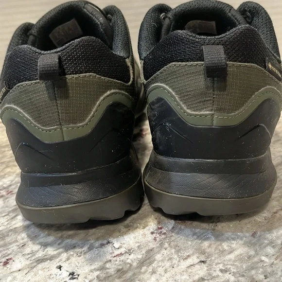 Adidas Men’s Terrex Swift GTX Dark Olive Green & Black Athletic Sneakers SIZE 10 - Picture 4 of 16